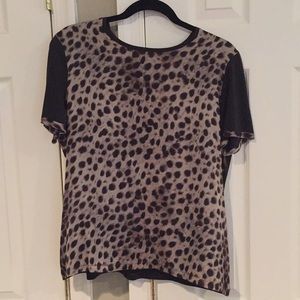 Leopard print Carolina Herrera top